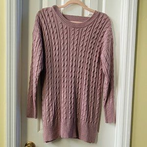 Purple Snow Pullover Cardigan Sweater Size 1X